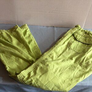 Kathy Peterson XS Green Scrub Cargo Pants 28" Waist